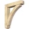 Ekena Millwork Thorton Craftsman Rough Sawn Bracket w/ Offset Brace, Douglas Fir, 8"W x 40"D x 44"H BKT0806X40X44THR04RDF - alternate 1